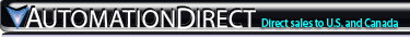 AutomationDirect.com - The common sense way to buy industrial controls. 1-800-633-0405