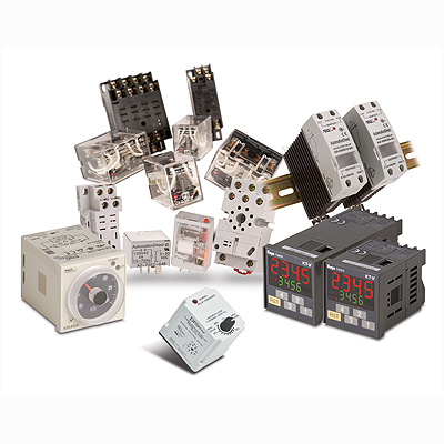 Relays, Relay Switches, Timer Relays, Motor Control Relays, Counters, Digital Tachometers