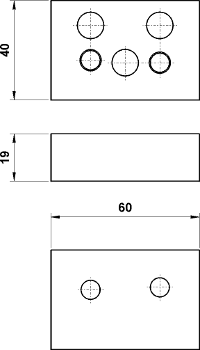 Intermediate Header AZ Pneumatica. VDMA 18 mm: blanking plate, blanking piece, diaphragm ...