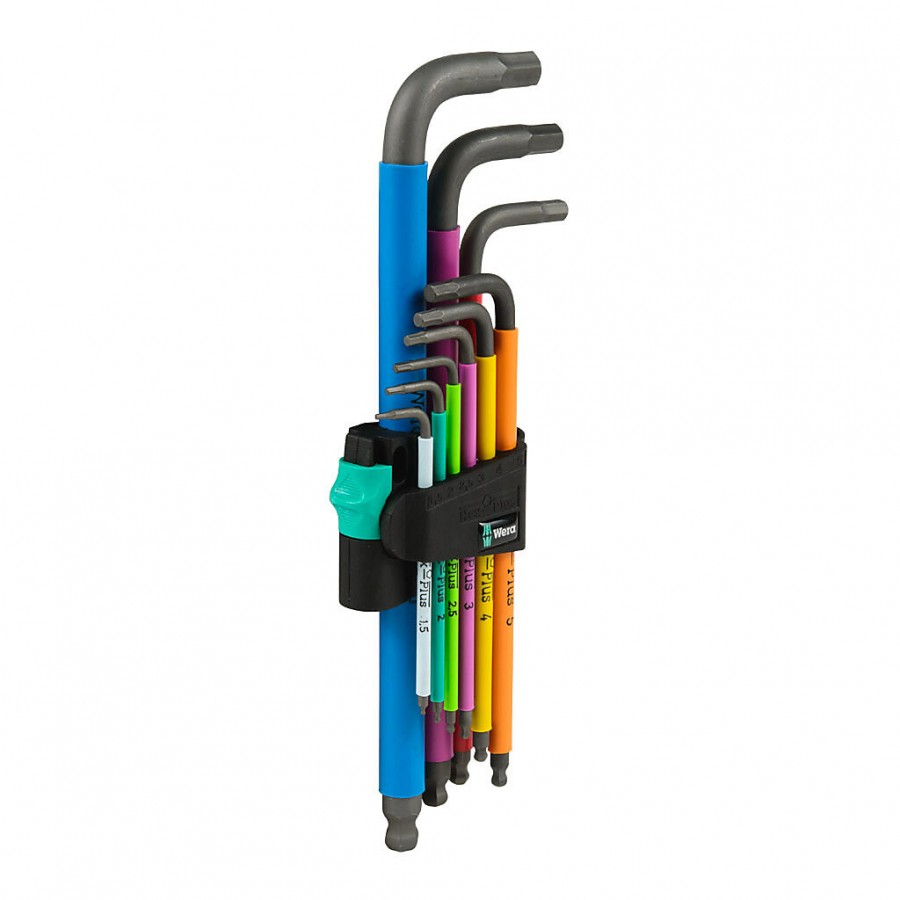Wera Multic Lkey hex 9pc met