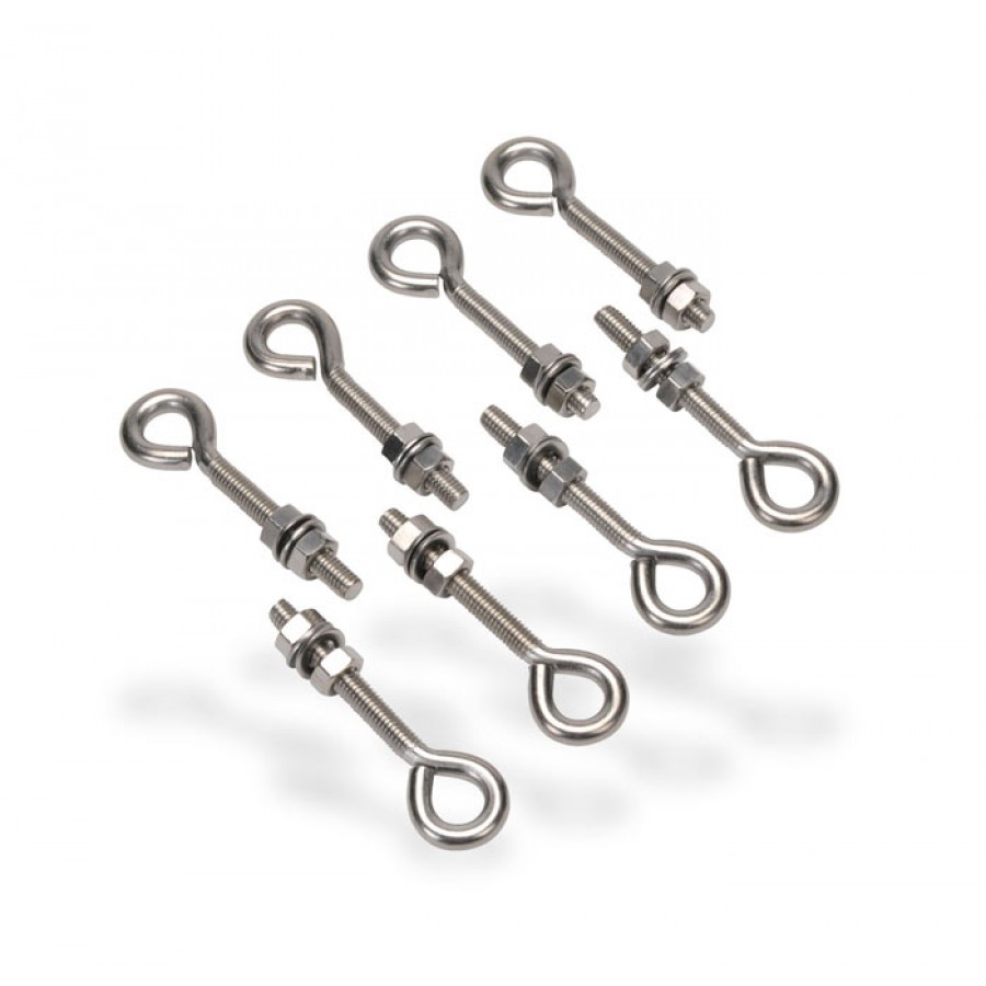 EYE BOLT 8/PK 84mm M8x1.25 SS