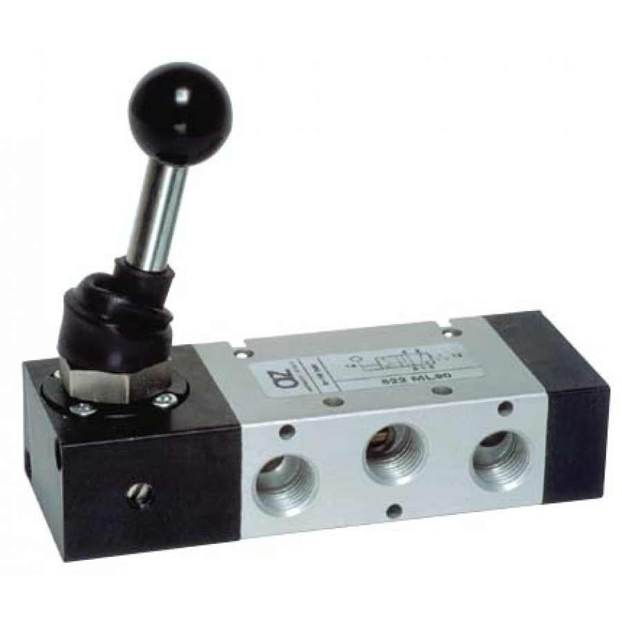PRODUCT UNAVAILABLE - 5/2 1/4inch 90deg lever - spring return