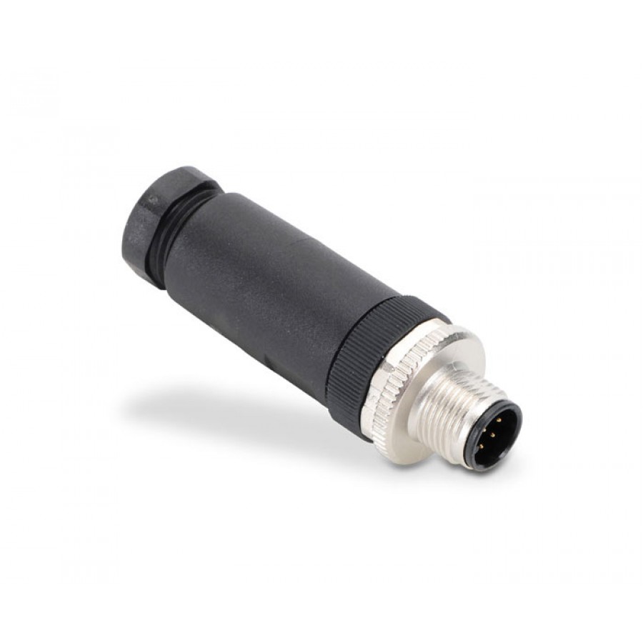 M12 axial male 8 pole 6-8mm