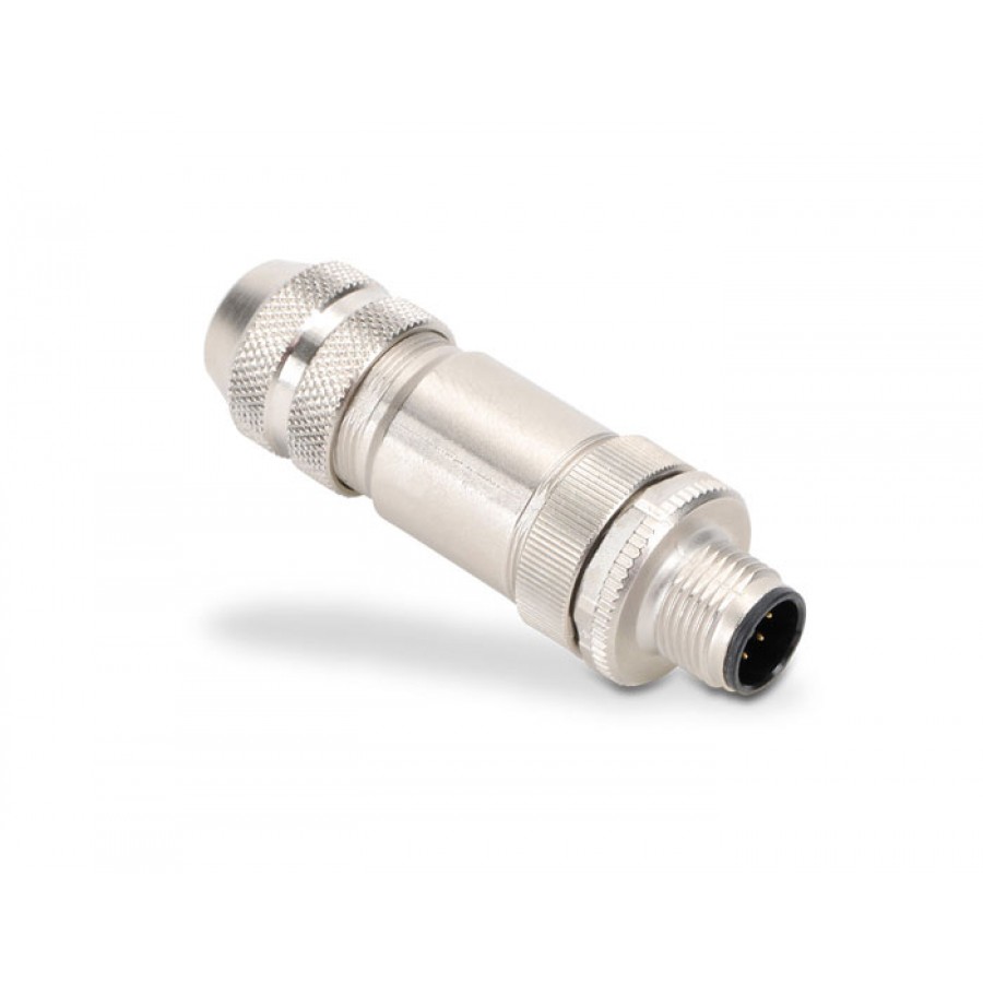 M12 shieled male 8 pole 6-8mm
