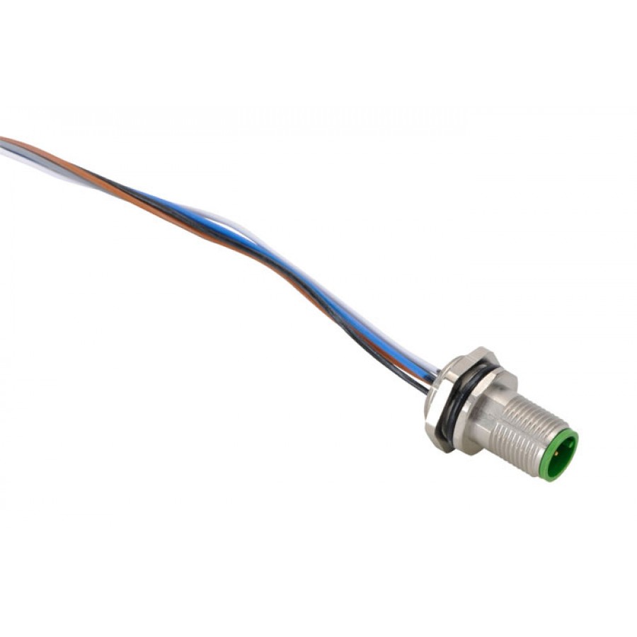 M12 Recep Male 5 pole 1 Mtr