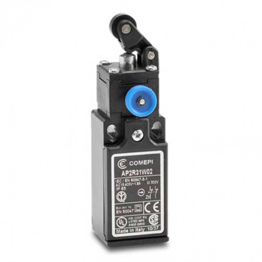 Safety limit switch, 2 N/C