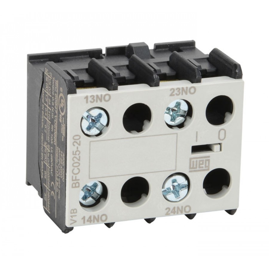 AUX CONTACT FRONT MOUNT 2 N.O.