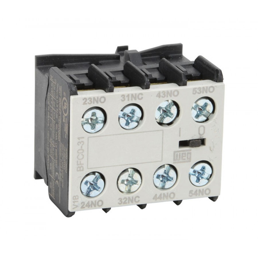 AUX CONTACT FRONT MOUNT 3 N.O.