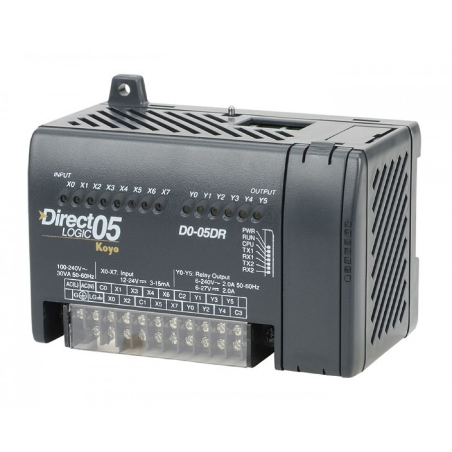 8 DC Inputs/6 Relay Out 240V
