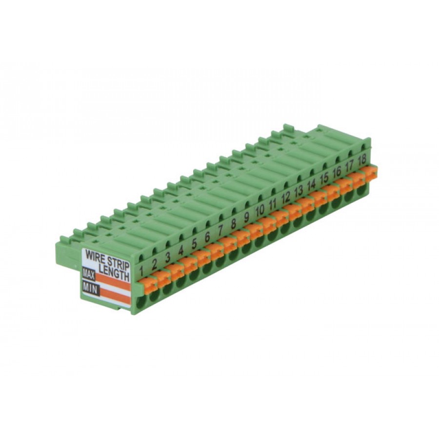 P2 term bl 18pin spg clp