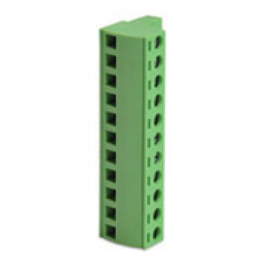 Plug 11 pole green, top entry