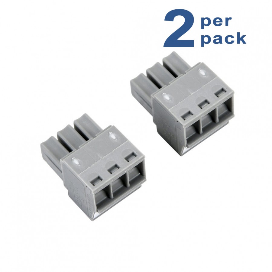 CM5 3-pole Term Block 2pk