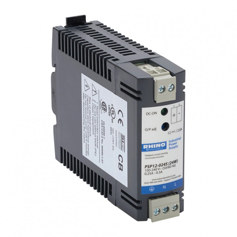 Slimline 12 Vdc 2 Amp P/Supply