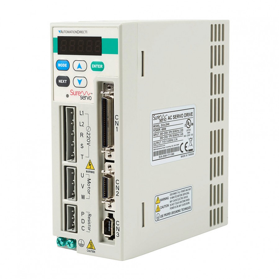 Servo amplifier 400W, 230VAC