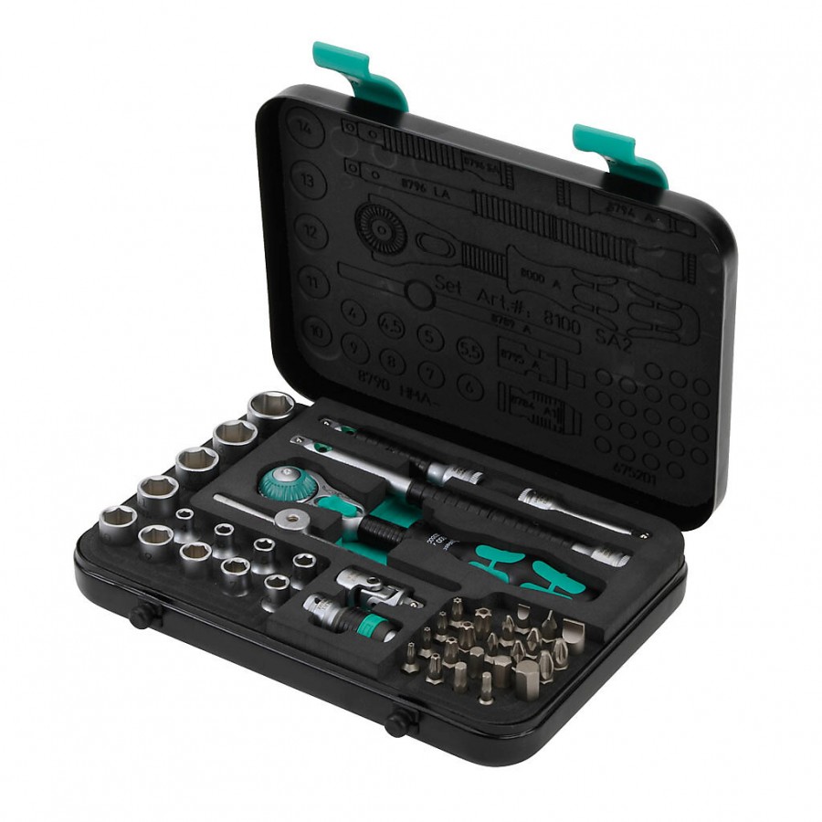 Wera sck Zyk met rat 42pc 1/4