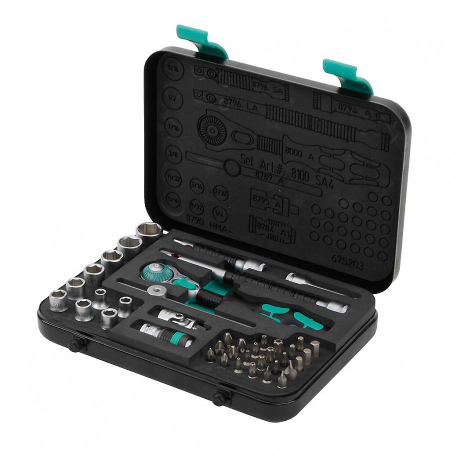 Wera sck Zyk sae rat 41pc 1/4