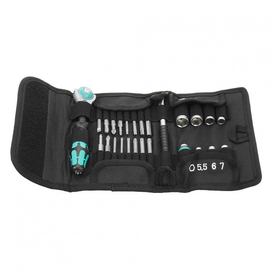 Wera sck Zyk met rat 26pc 1/4