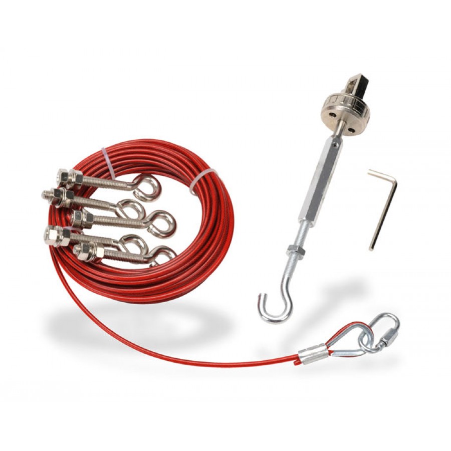 CABLE KIT 8/PC 10m (32ft) GALV