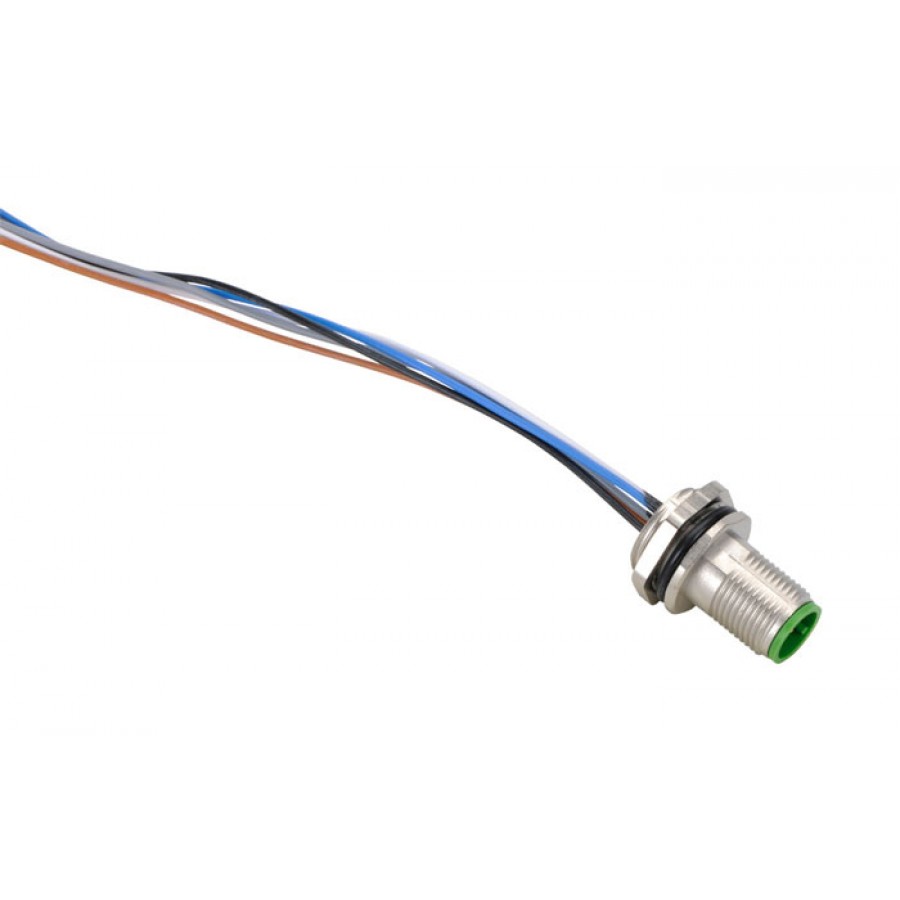 M12 Recep Male 5 pole 0.5Mtr