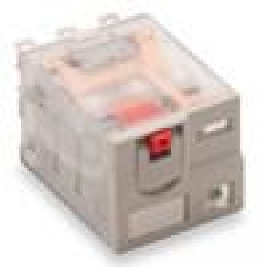 CubeRelay 24VAC 3PDT 15A push