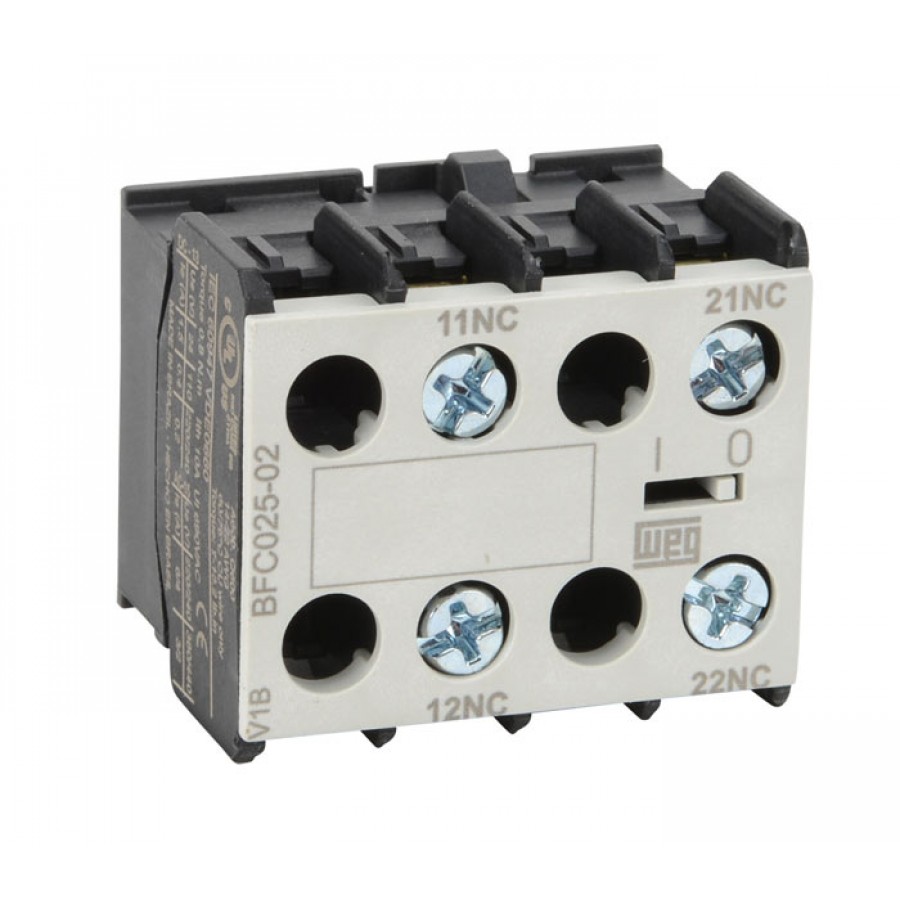 AUX CONTACT FRONT MOUNT 2 N.C.