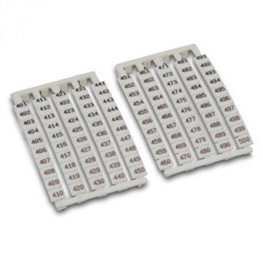 Printed (401-500) marking tags