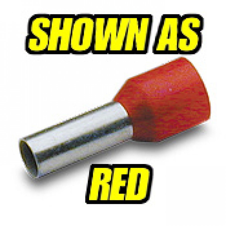 PRODUCT UNAVAILABLE - Ferrule, DIN yellow, 6 x 12mm