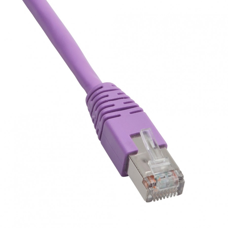 Ethernet Patch Cbl 7ft Purple