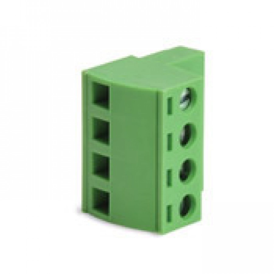 Plug 4 pole green, top entry