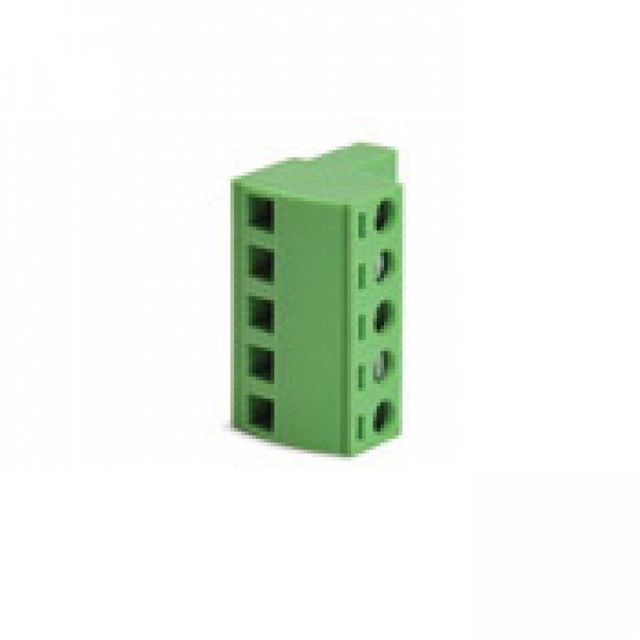 Plug 5 pole green, top entry