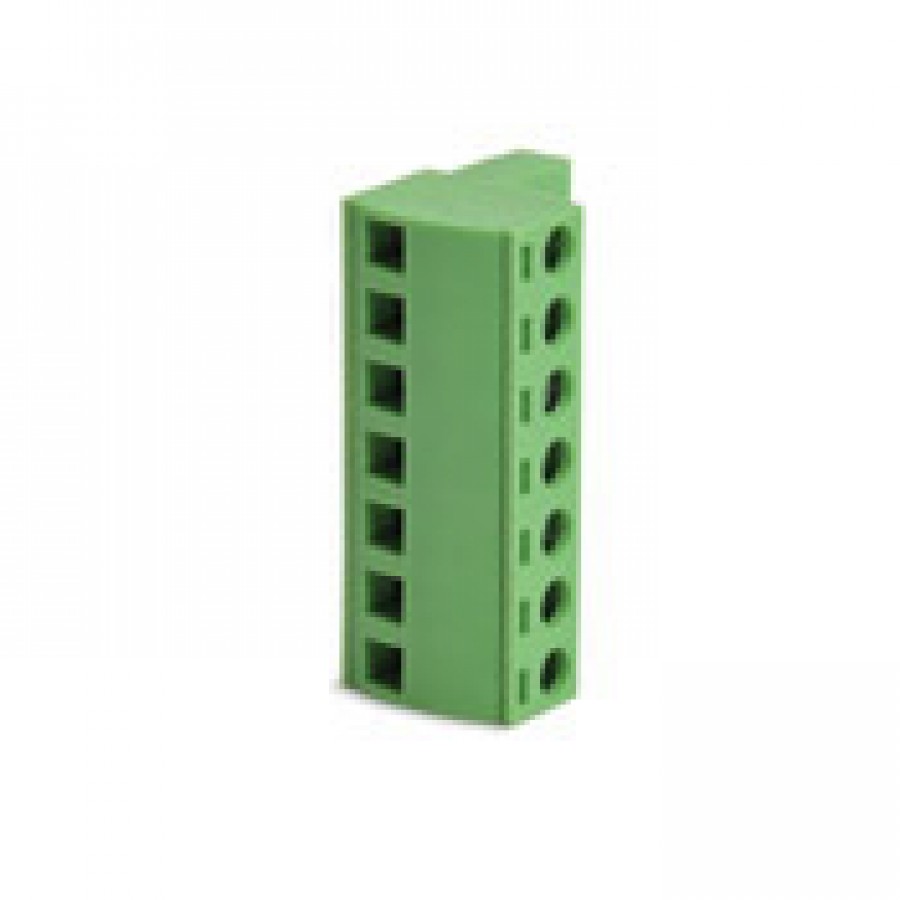 Plug 7 pole green, top entry