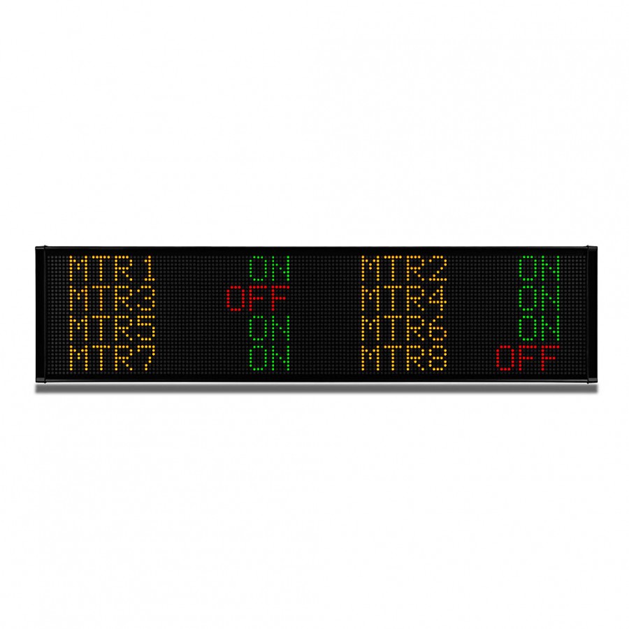 LED message display 4line 24Ch