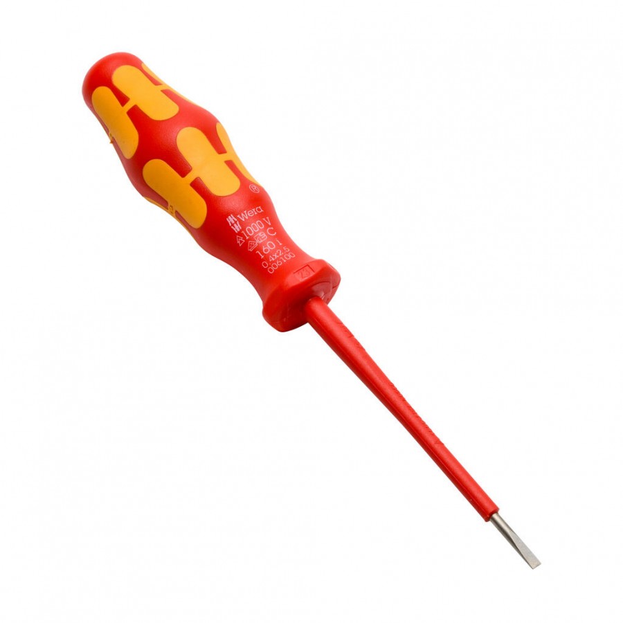 Wera scrwdr 2.5mm slot 80mm