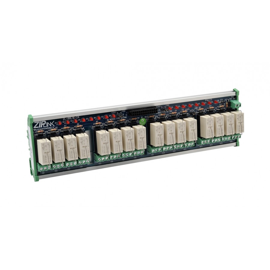 16-relay output module 24 VDC