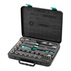Wera sck Zyk met rat 37pc 1/2