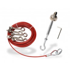 CABLE KIT 8/PC 10m (32ft) GALV