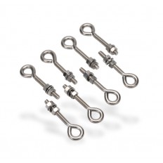EYE BOLT 8/PK 84mm M8x1.25 SS