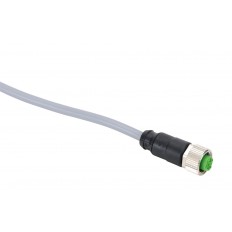M12 cable for quick-disconnect sensors