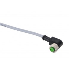 M12 cable for quick-disconnect sensors