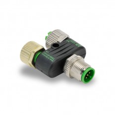 M12 T-Coupler 2 Branch moulded