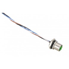 M12 Recep Female 4 pole 1Mtr