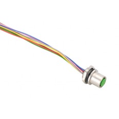 M12 Recep female 8 pole 0.5Mtr