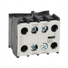 AUX CONTACT FRONT MOUNT 2 N.C.