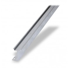 Alum Din Rail 2in raised 1mt