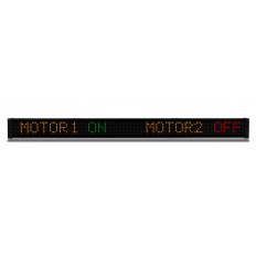 PRODUCT UNAVAILABLE LED message display 1line 24Ch