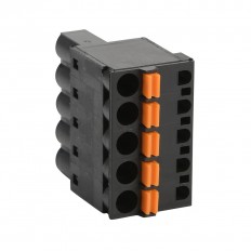 BX 5pin TmBk 180-dg spring