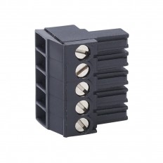 BX 5pin POM TmBk 90deg screw