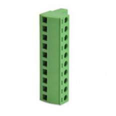 Plug 10 pole green, top entry