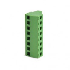 Plug 8 pole green, top entry