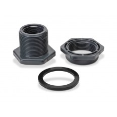 Flowline low-profile bulkhead fitting